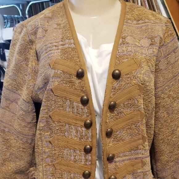 Free People Blouson Juliette Cropped Jacket M NWOT - Picture 4 of 7